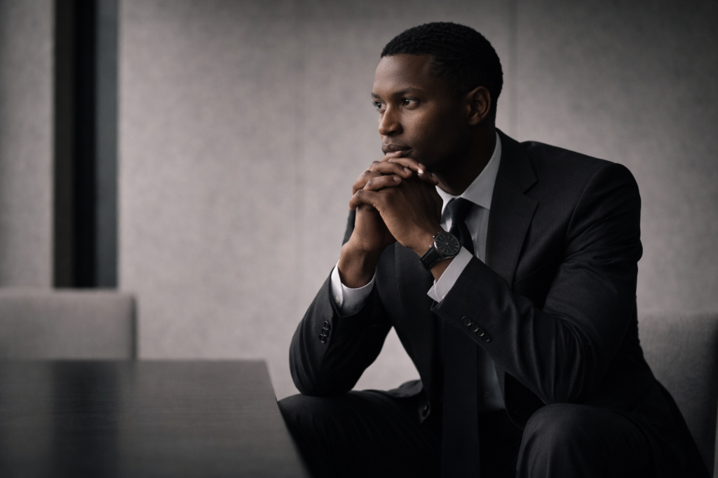 dirigeant africain réflexion stratégie décision silence pouvoir analyse