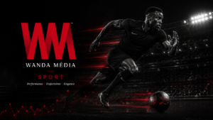 Visuel Wanda Média Sport représentant la performance sportive, les trajectoires et l’exigence de l’écosystème Wandayance