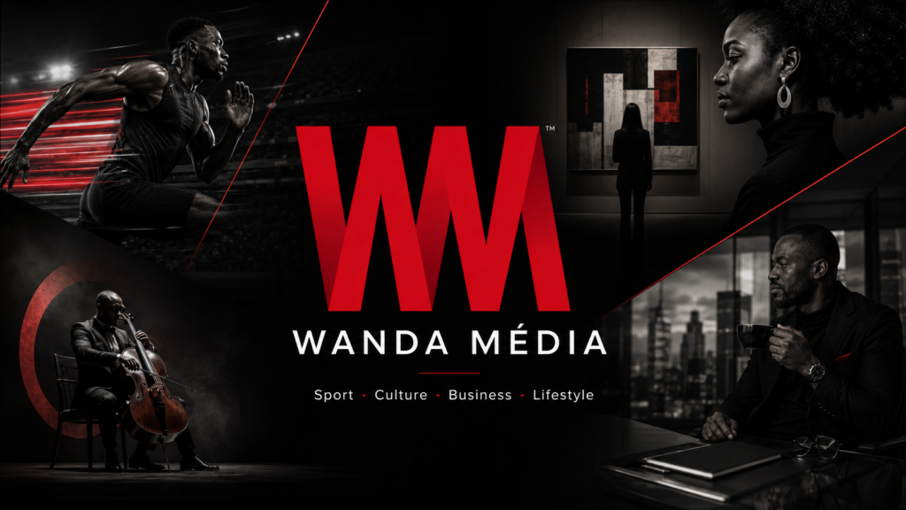 Visuel éditorial Wanda Média avec logo WM officiel, représentant les univers sport, culture, business et lifestyleVisuel éditorial Wanda Média avec logo WM officiel, représentant les univers sport, culture, business et lifestyle
